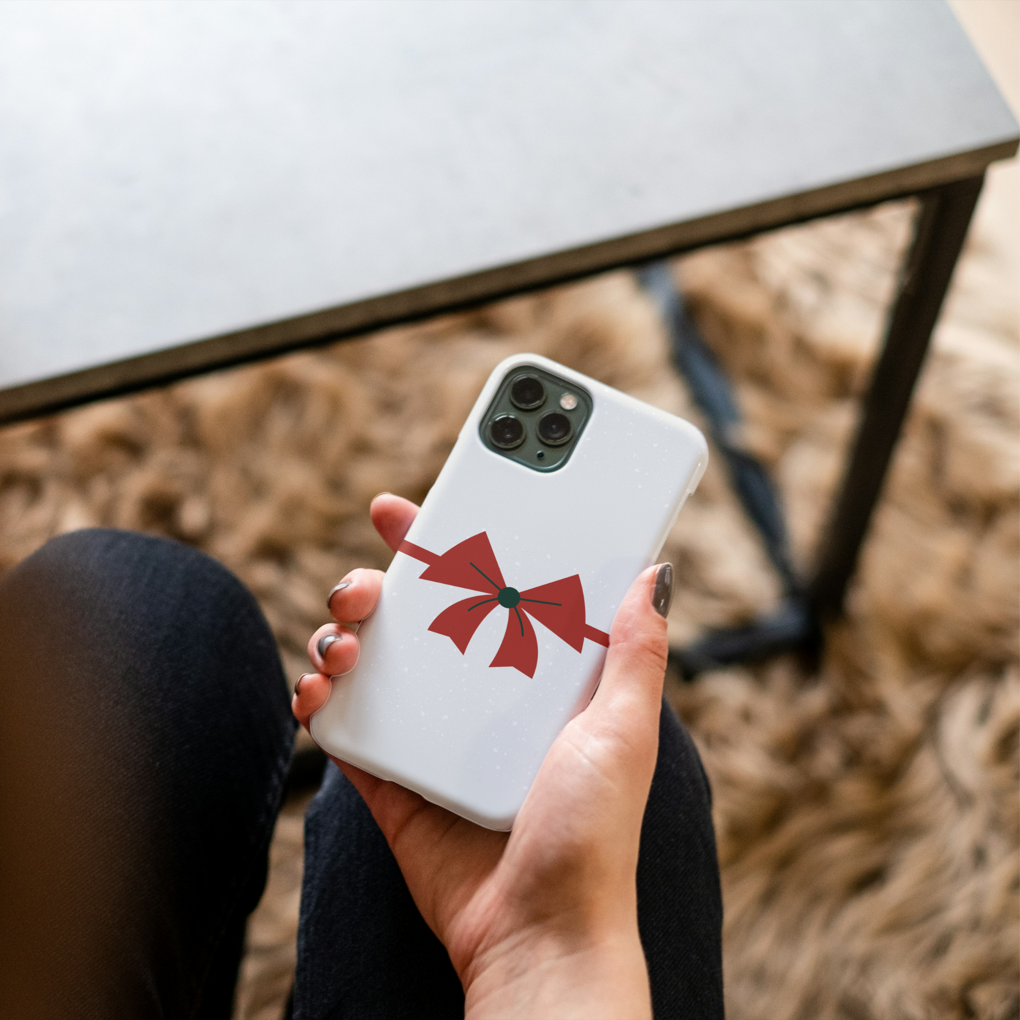 Tied with Cheer iPhone Case