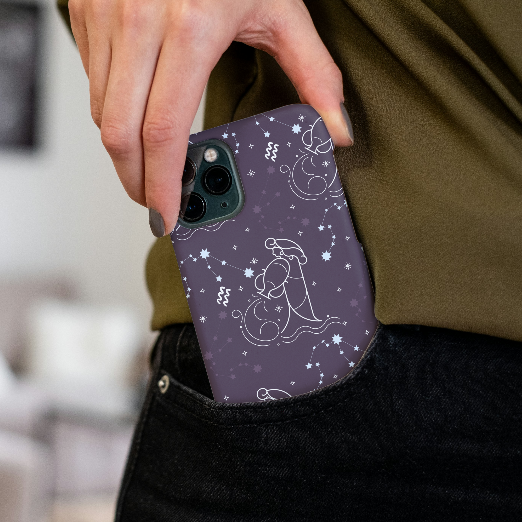 Aquarius iPhone Case
