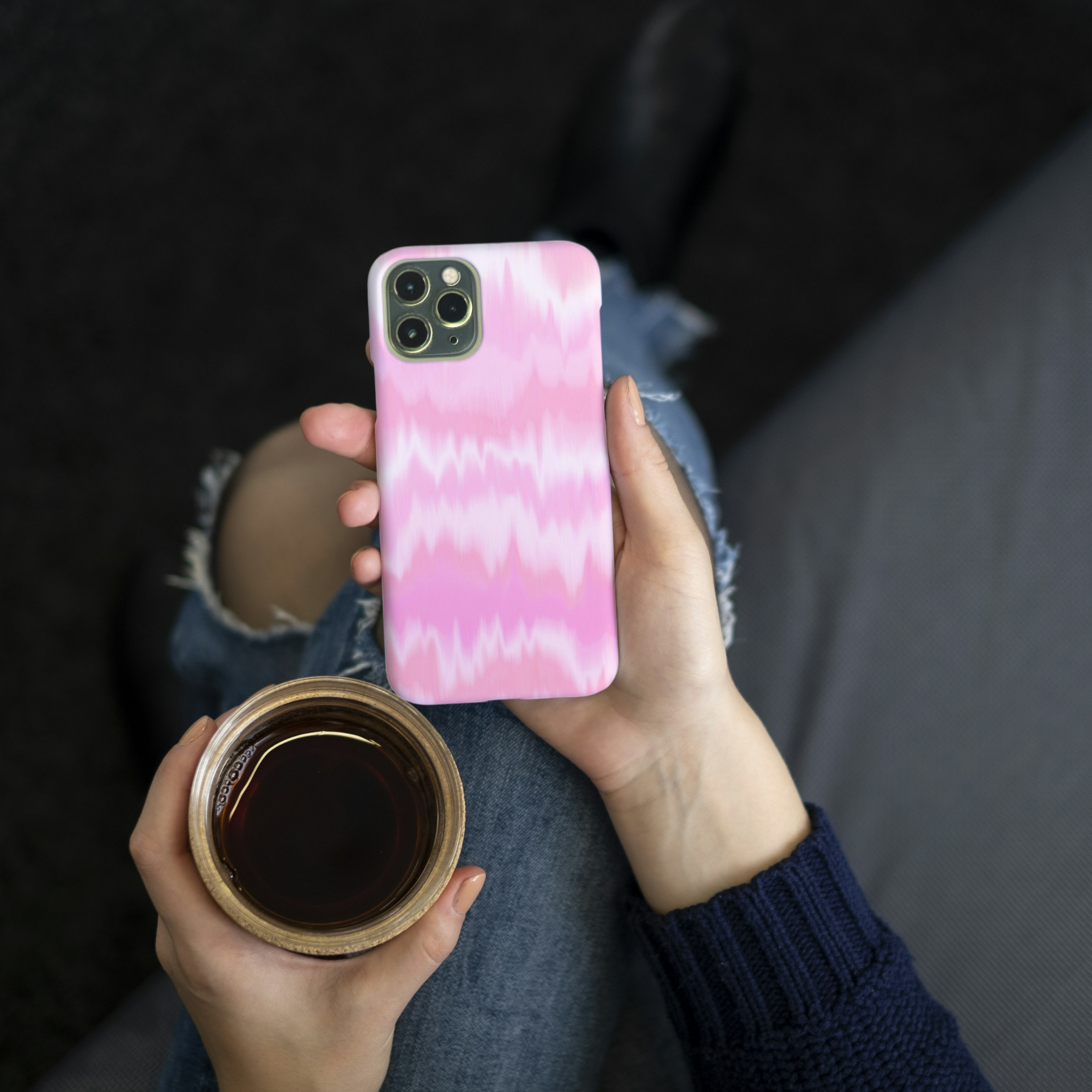Radiant Ripples iPhone Case