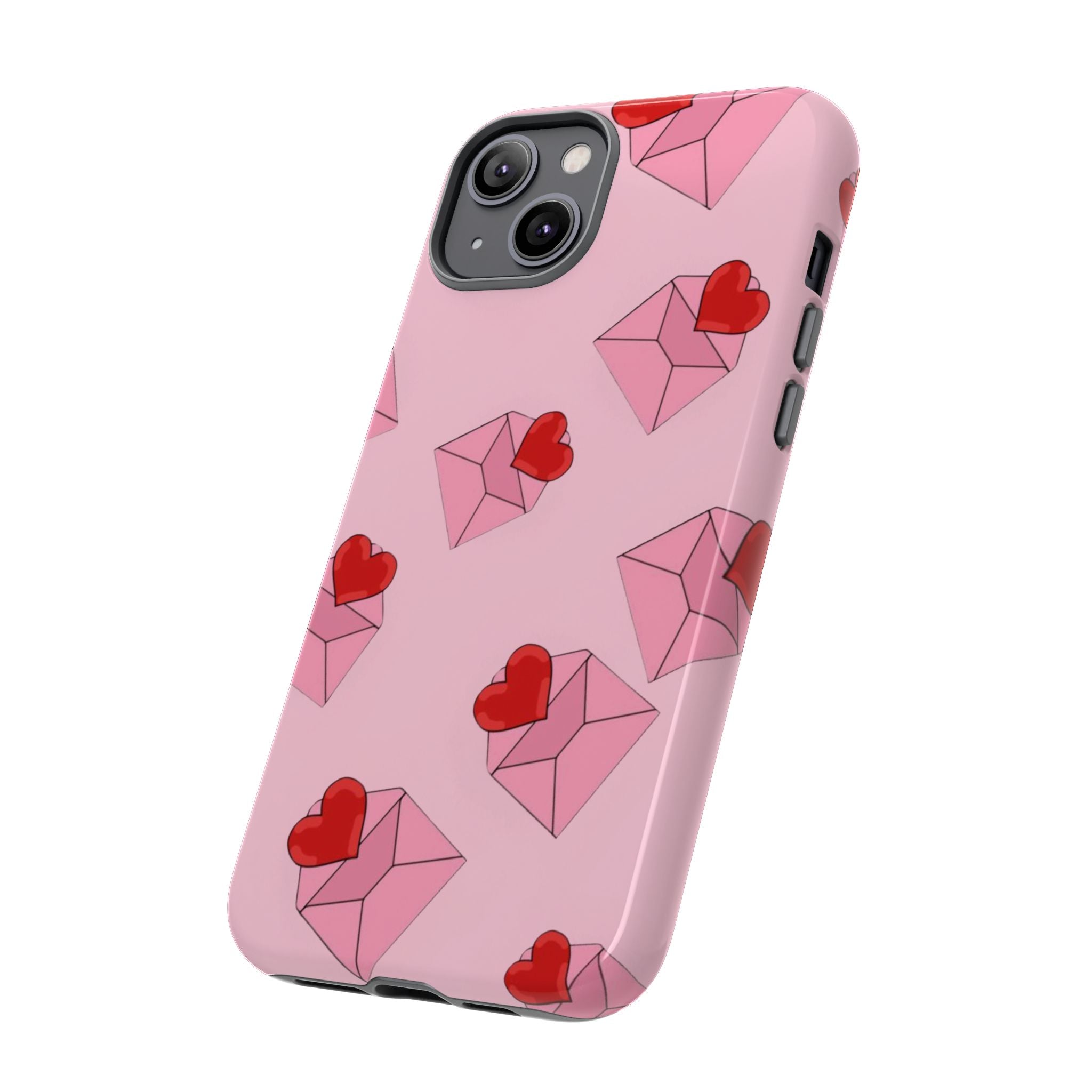 Tender Pink Love iPhone Case