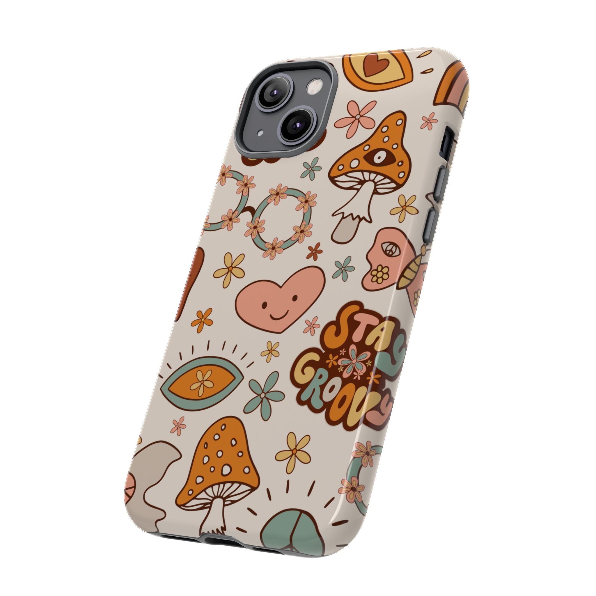 Peace and Love iPhone Case