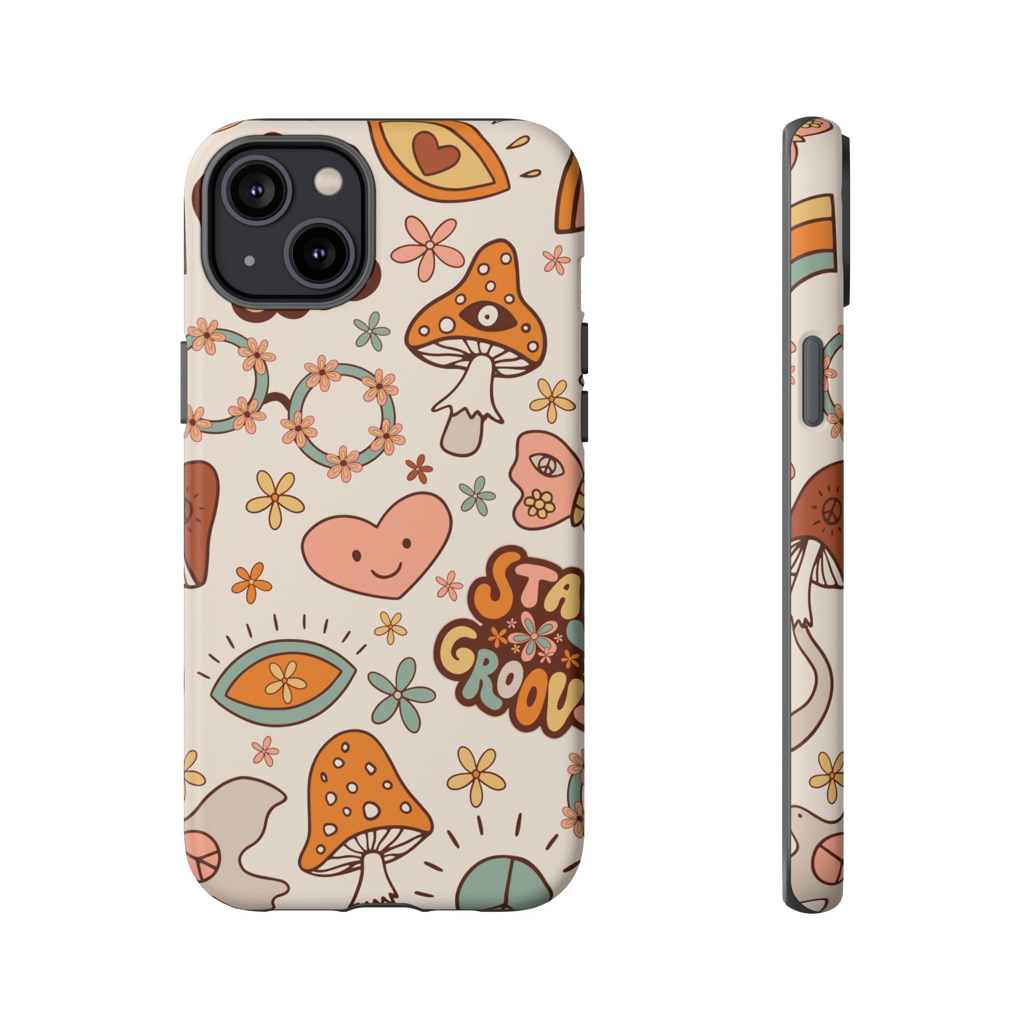 Peace and Love iPhone Case