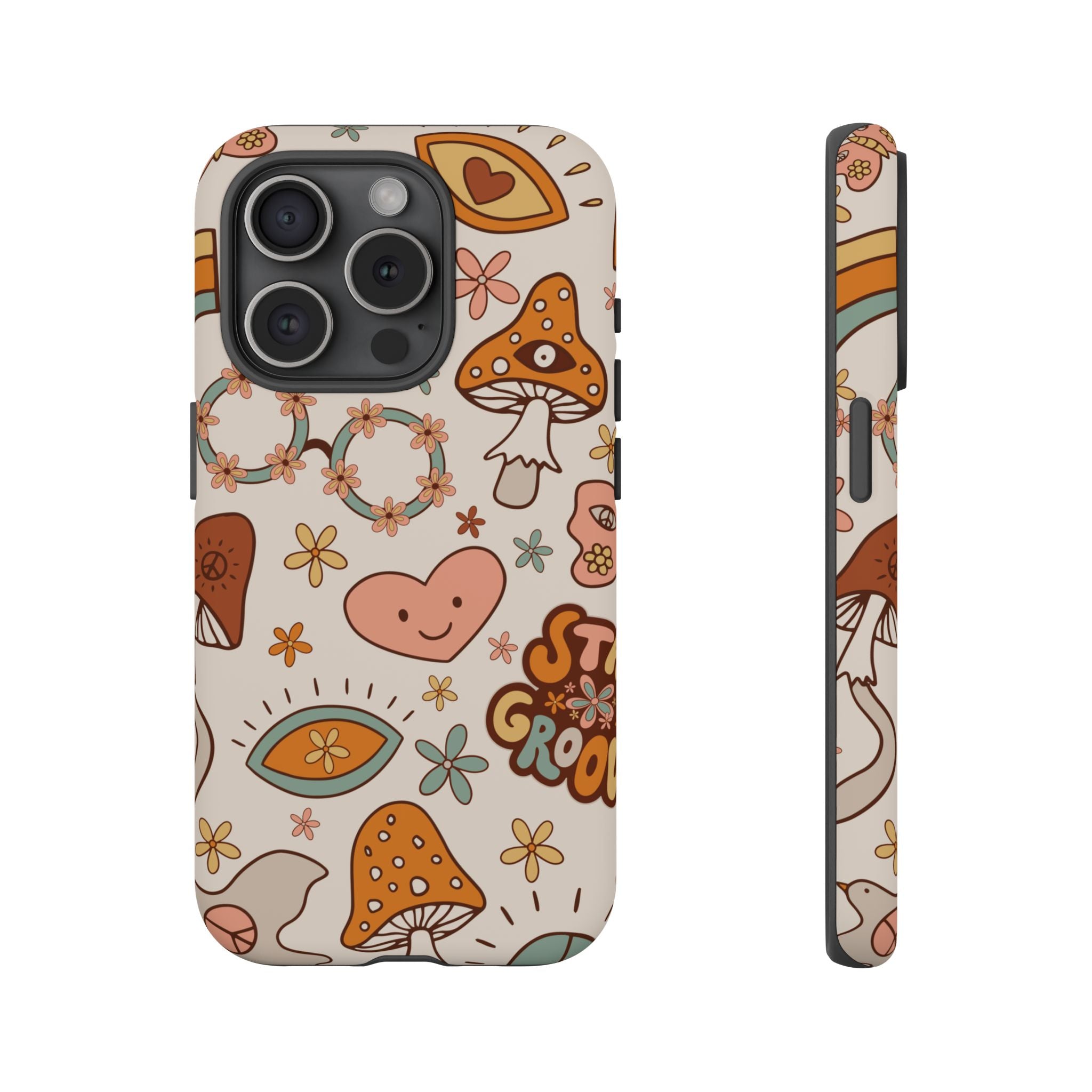 Peace and Love iPhone Case