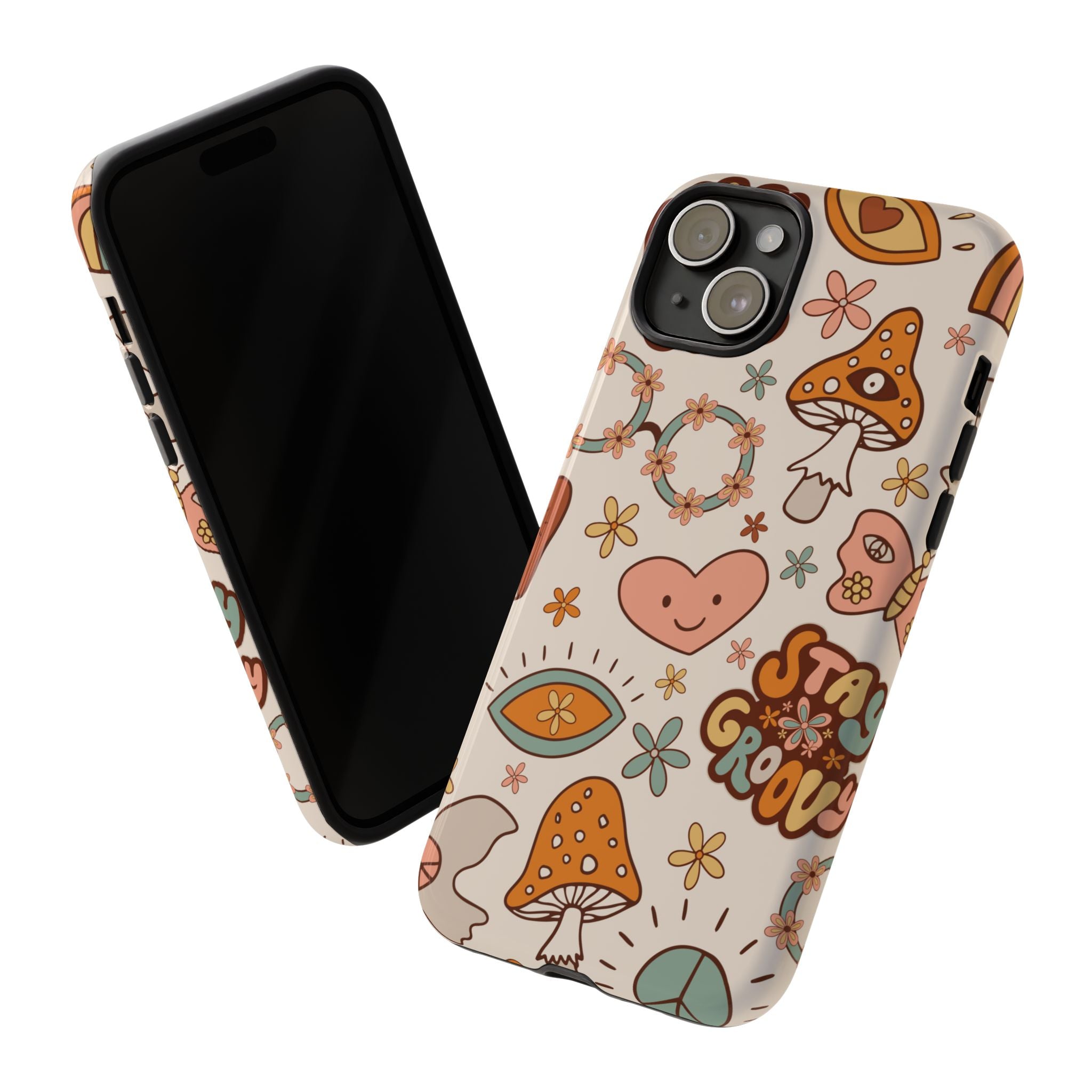 Peace and Love iPhone Case