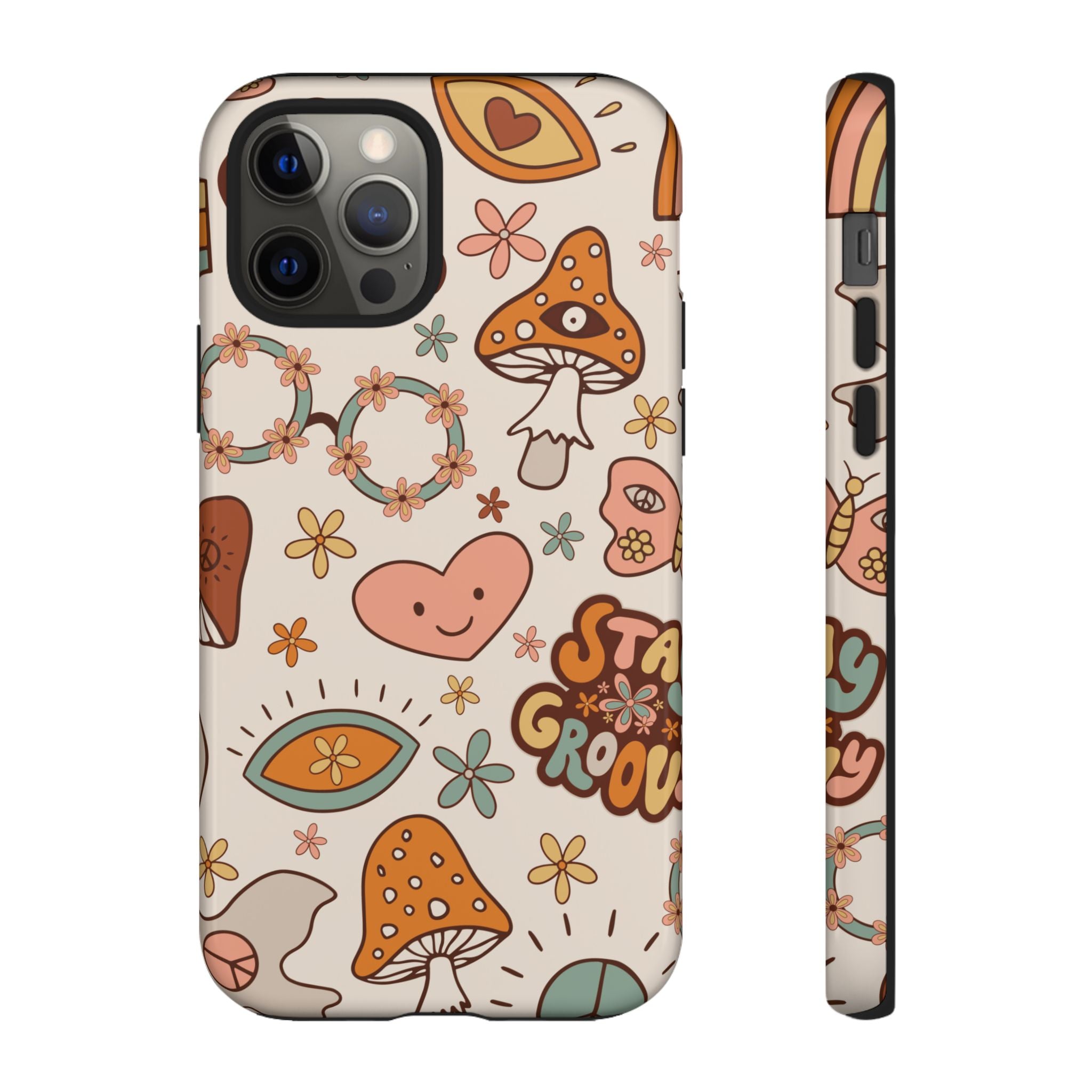 Peace and Love iPhone Case