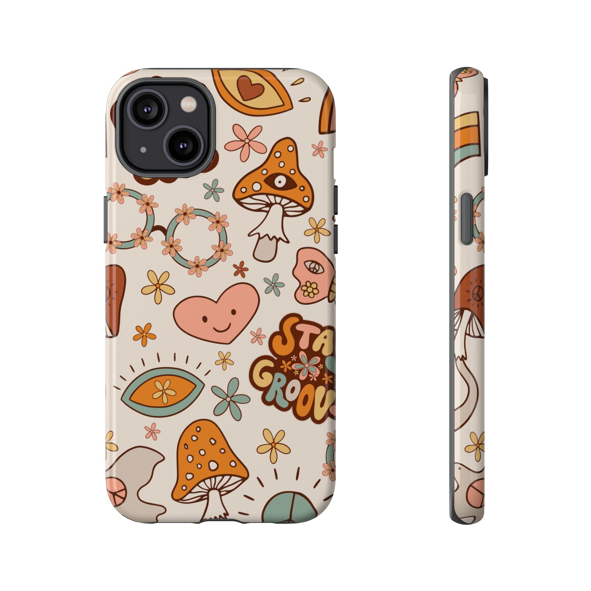 Peace and Love iPhone Case