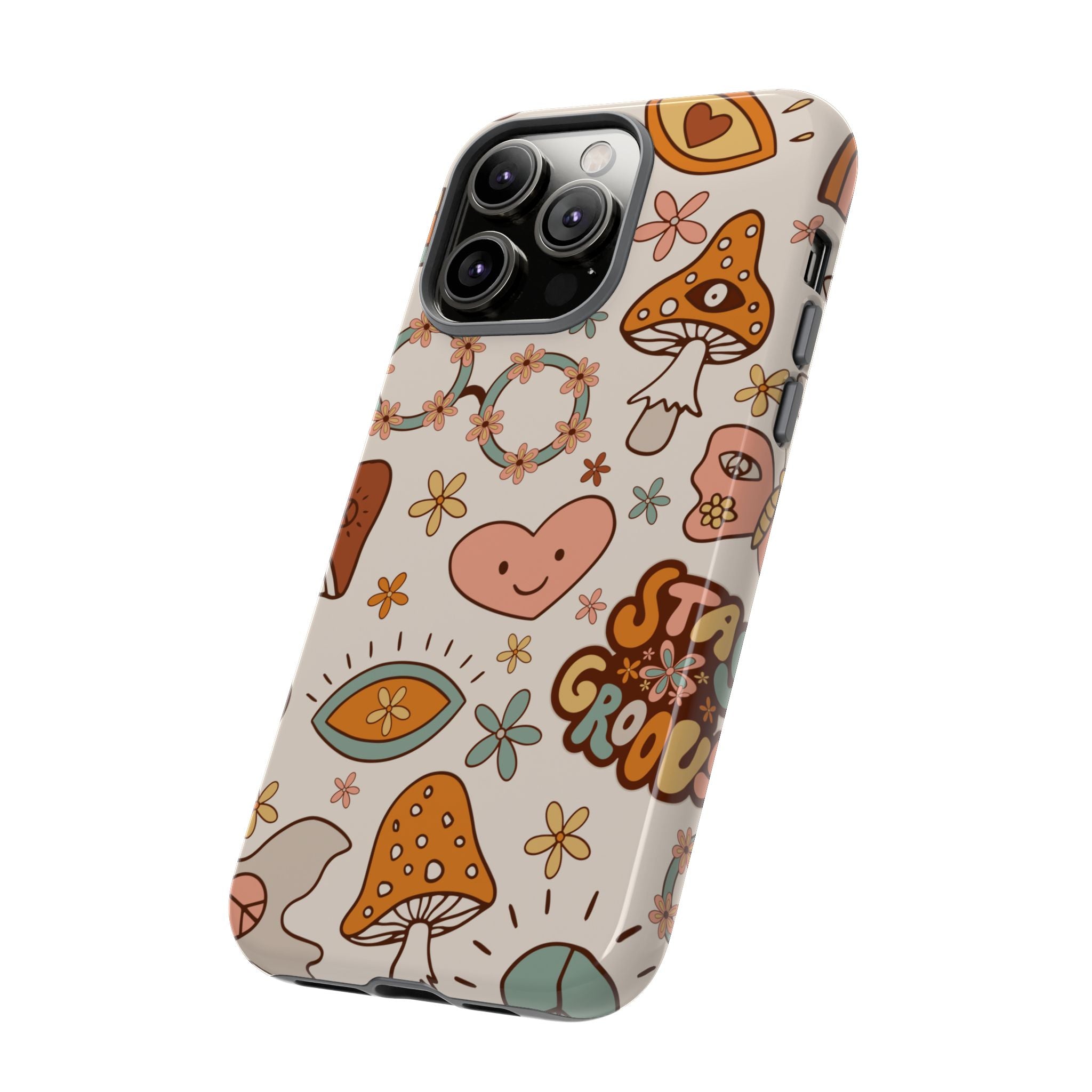 Peace and Love iPhone Case