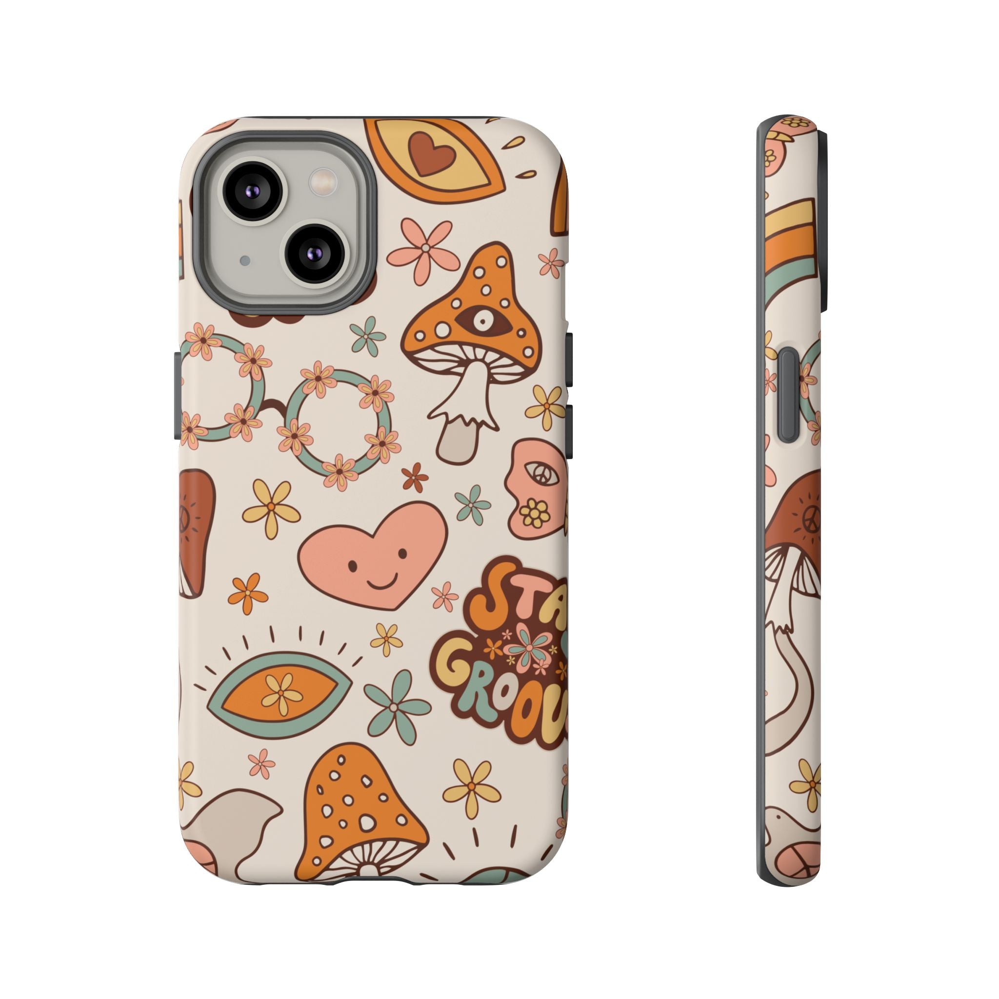 Peace and Love iPhone Case