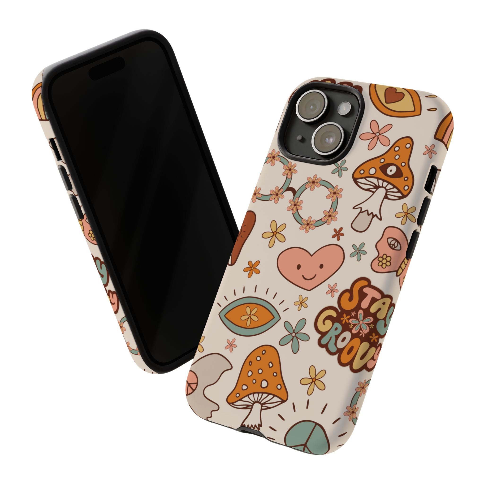 Peace and Love iPhone Case