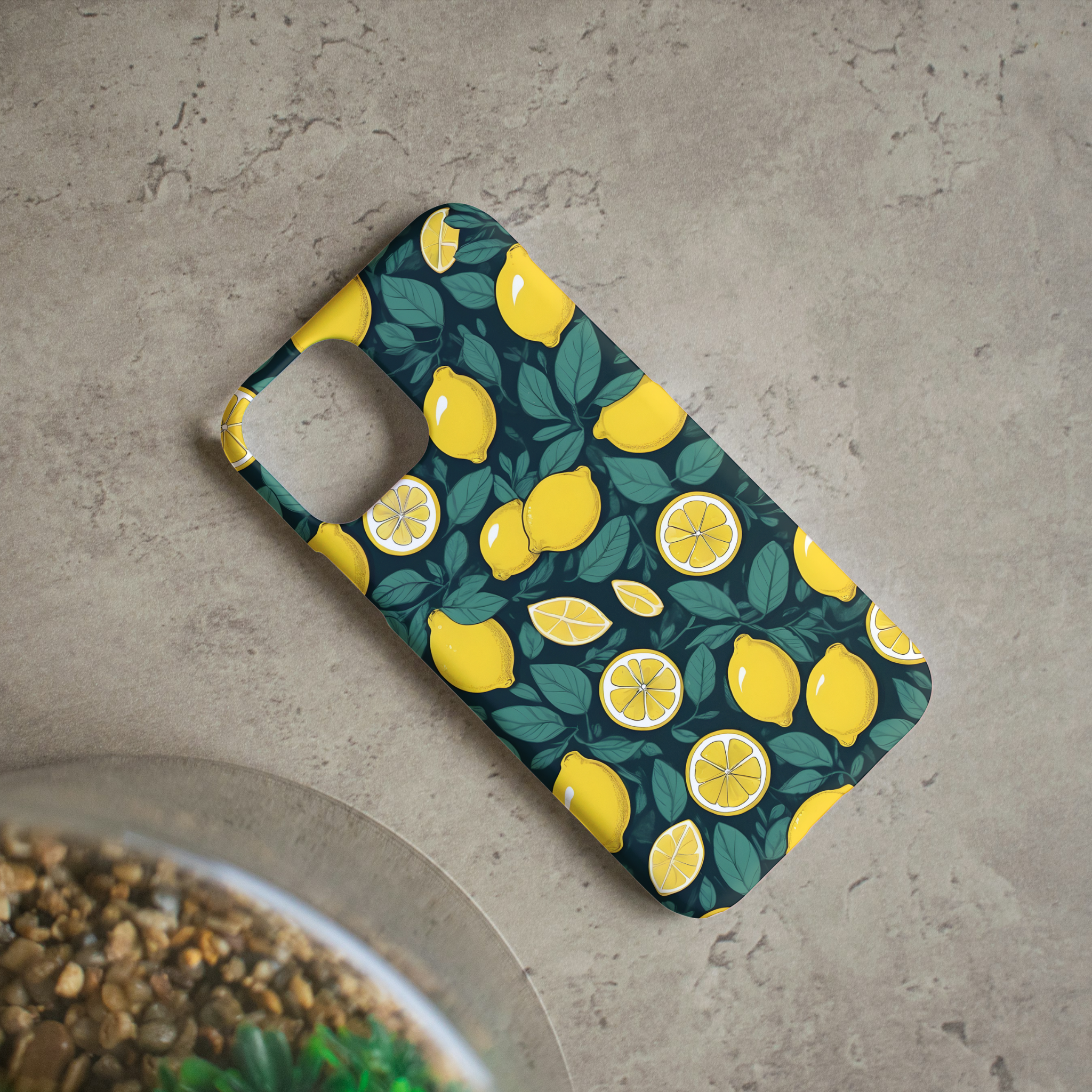 Lemon Garden iPhone Case Techoretic Lemon Garden iPhone Case Techoretic