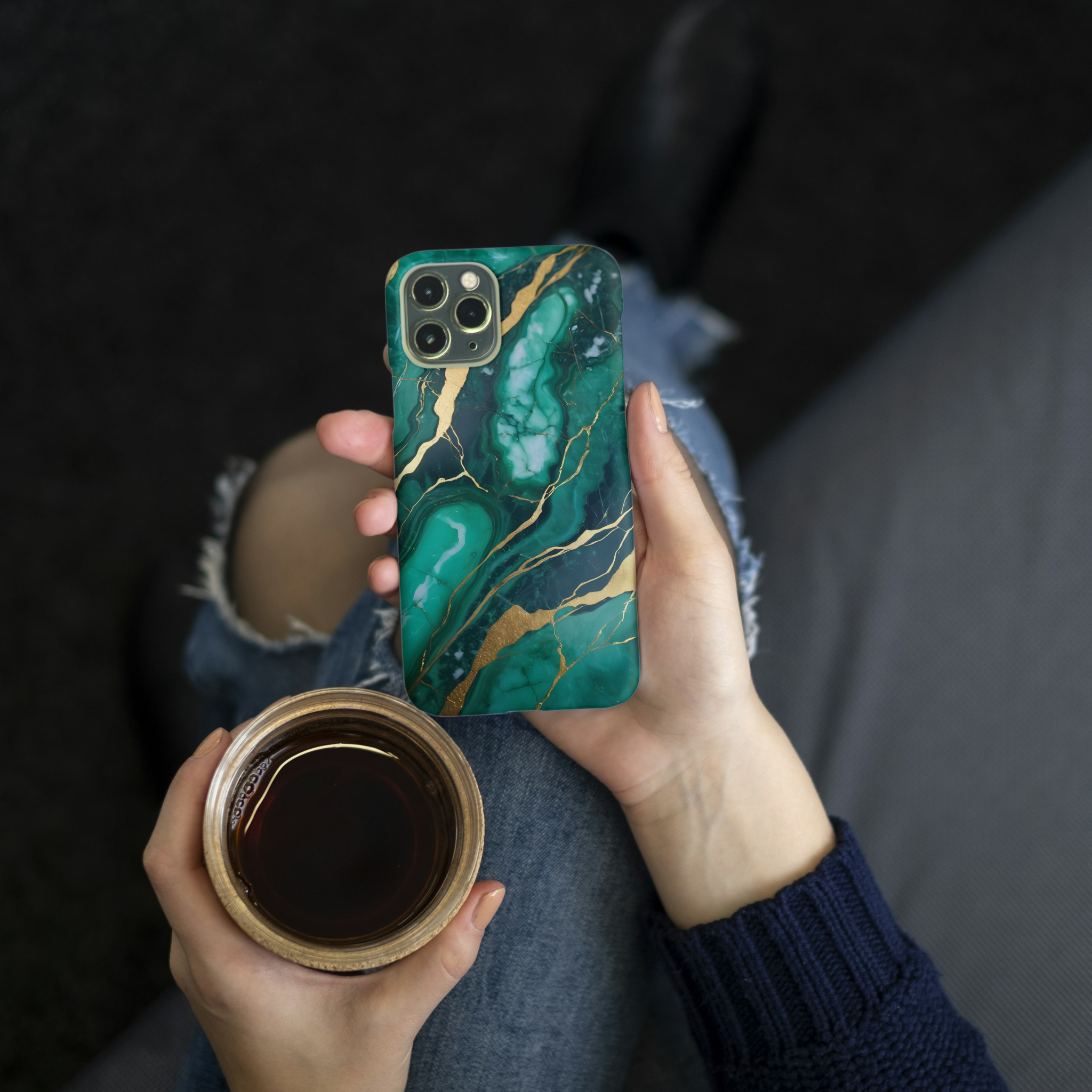 Marble Mystique iPhone Case