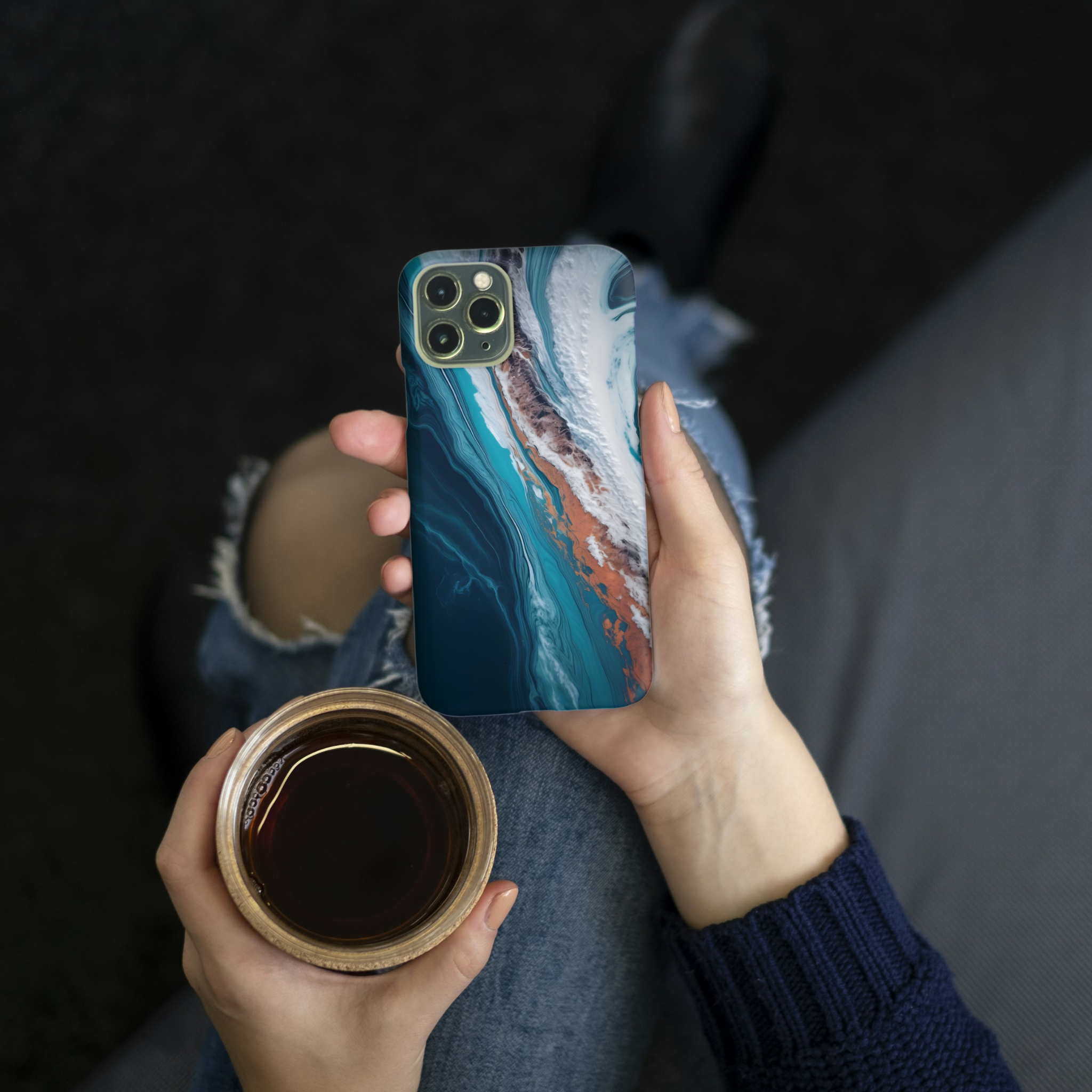 Whirling Waters iPhone Case