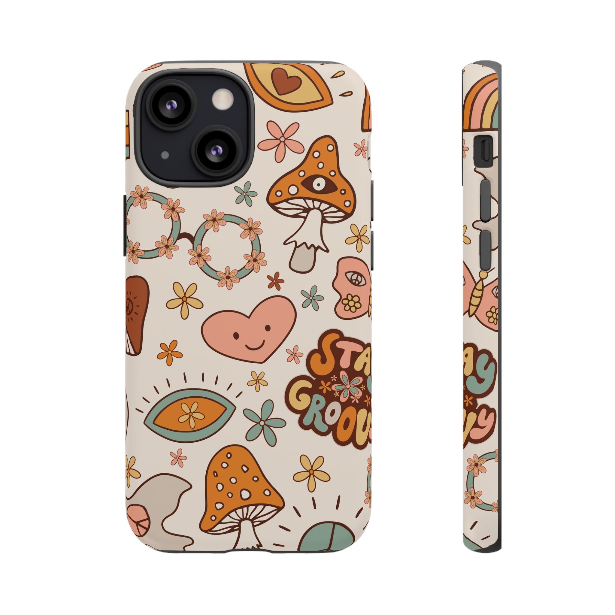 Peace and Love iPhone Case