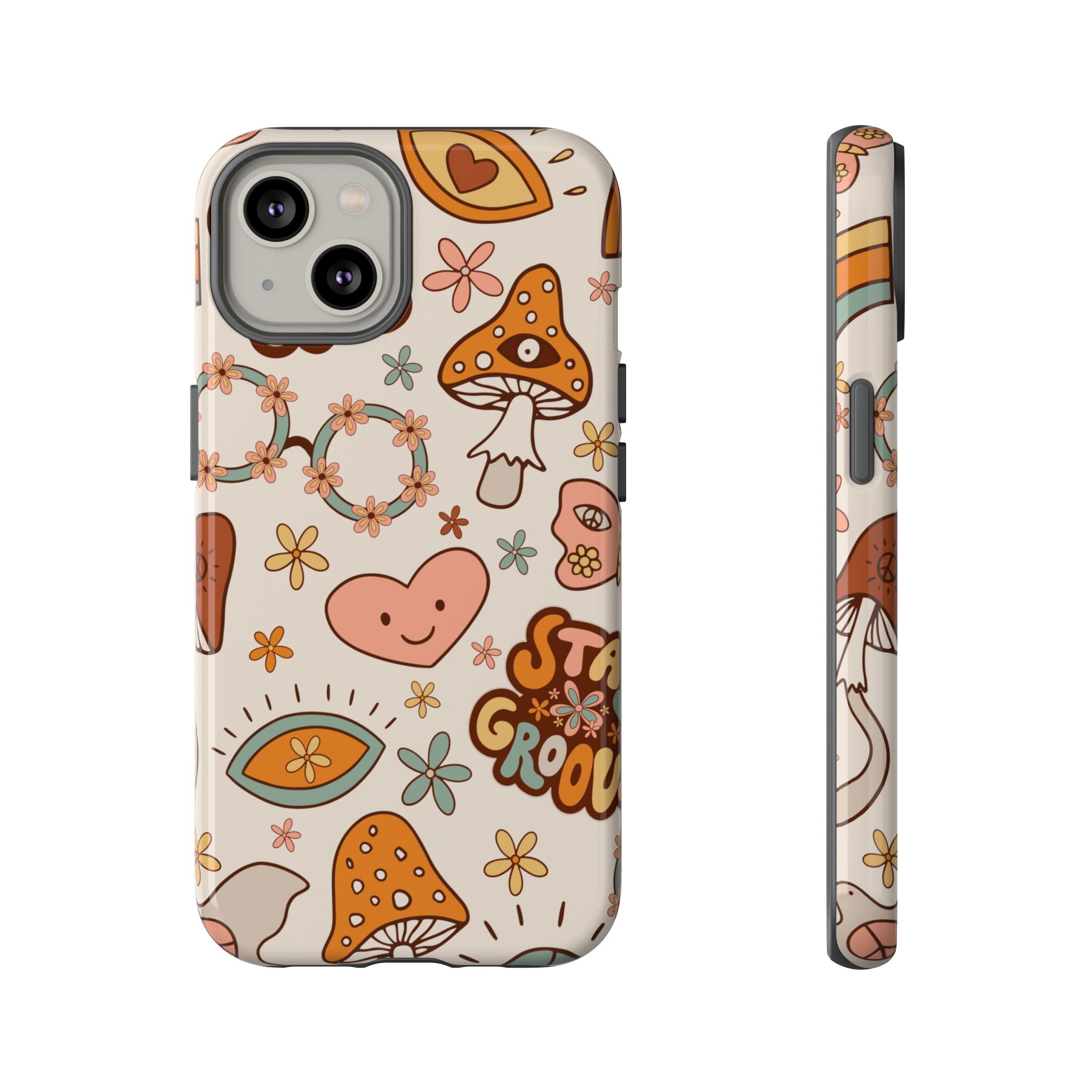 Peace and Love iPhone Case