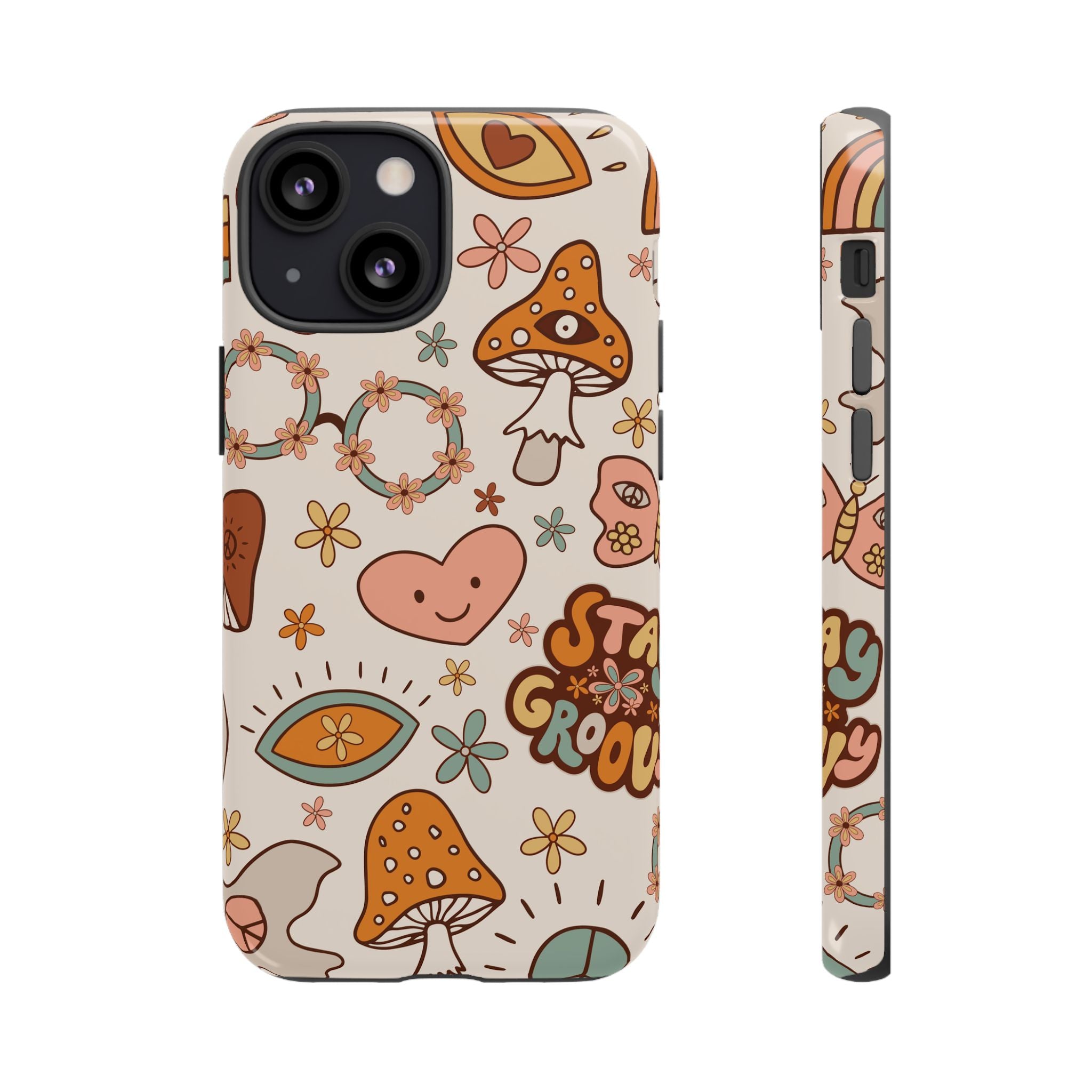 Peace and Love iPhone Case