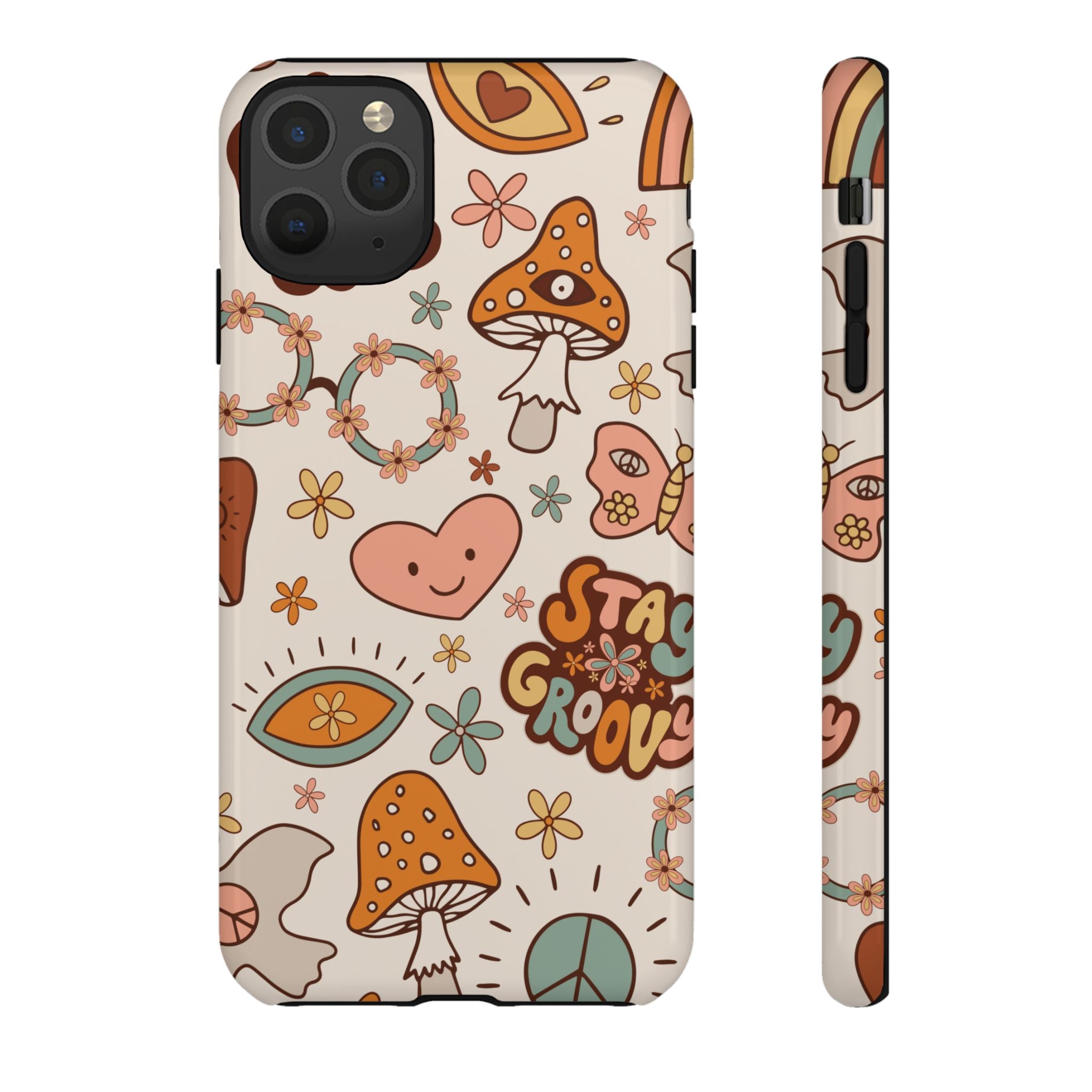 Peace and Love iPhone Case