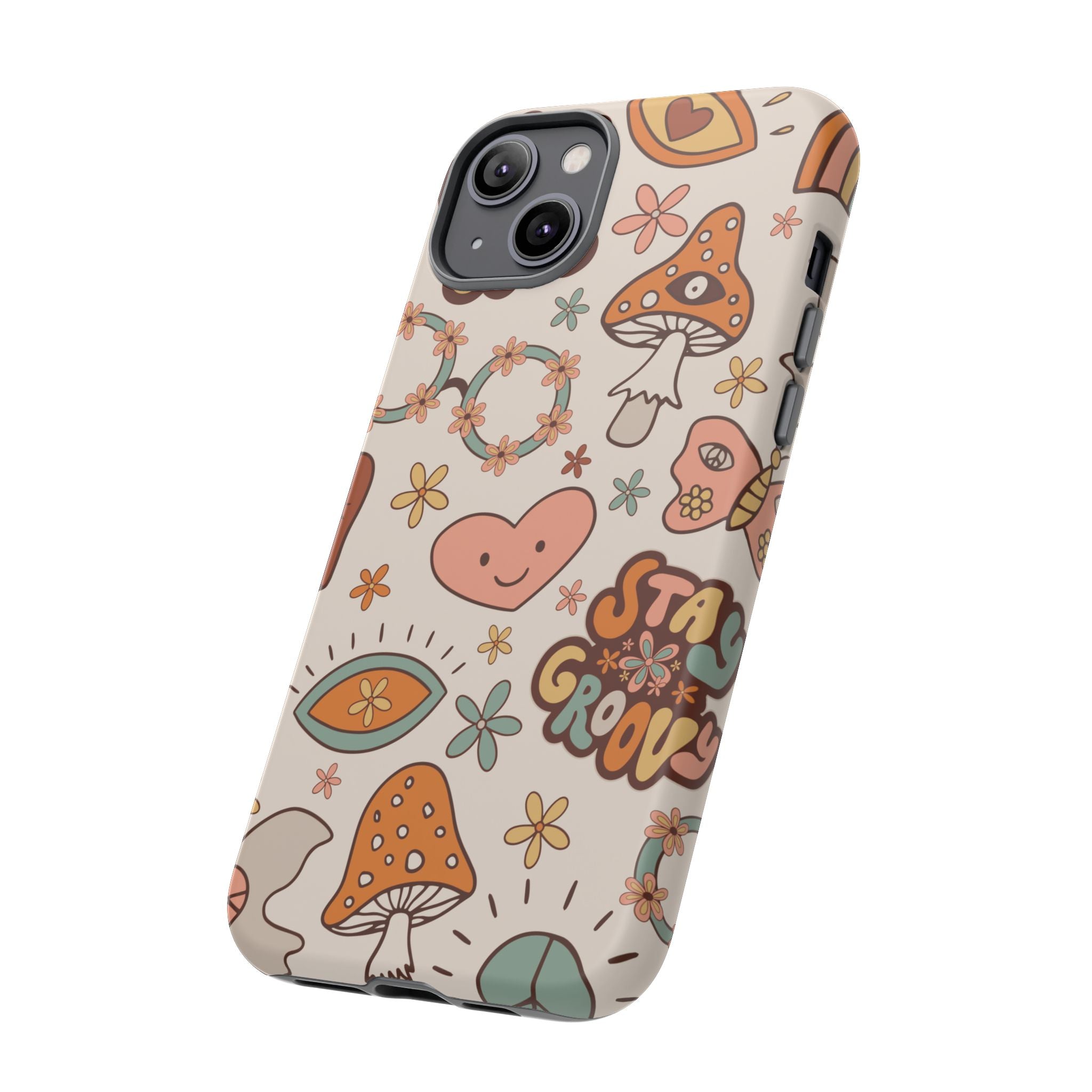 Peace and Love iPhone Case